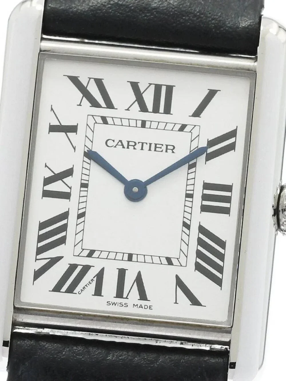 CARTIER tank mast LM WSTA0041 Silver Dial Quartz Men's Watch_971108